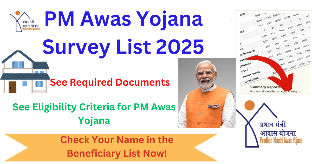 PM Awas Yojana Survey List 2025