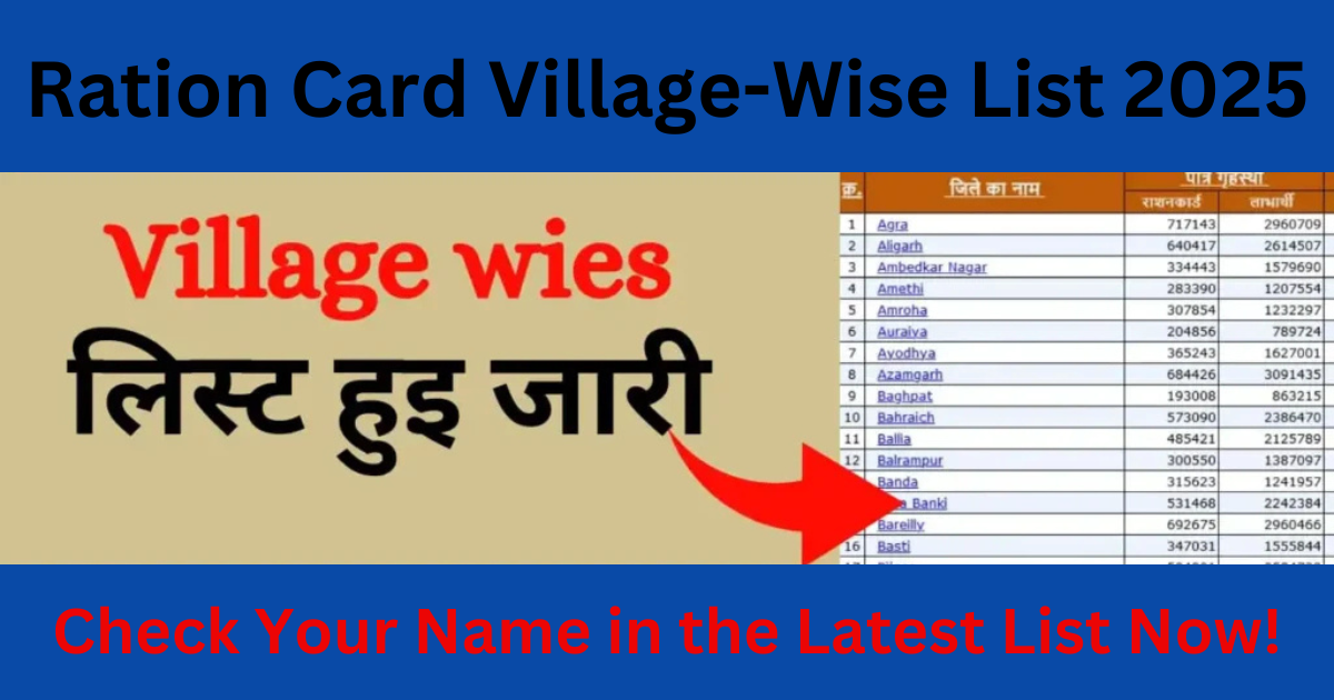 Ration Card Village-Wise List 2025